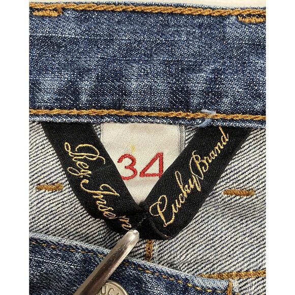 Lucky Brand Men’s Jeans 34 Regular Vintage Straight Fit - Picture 8 of 12